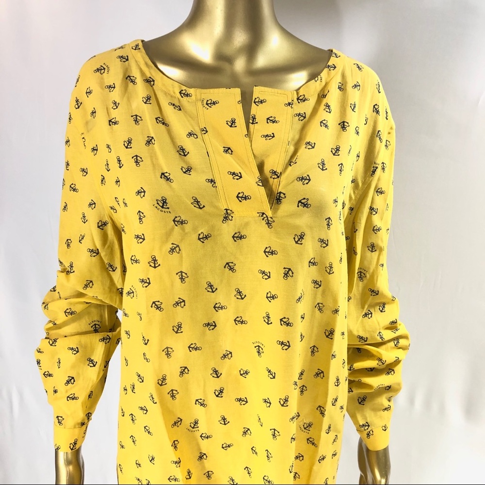 Lacoste Anchor Print Top